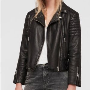 All Saints Papin Leather Biker Jacket